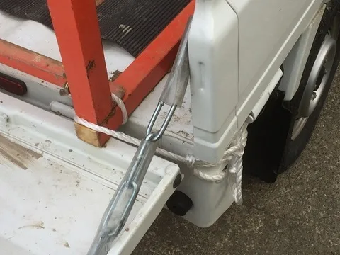 軽トラ用の苗運搬棚 荷台への取付けに注意 | PoorなPure Audio Site1-FAN